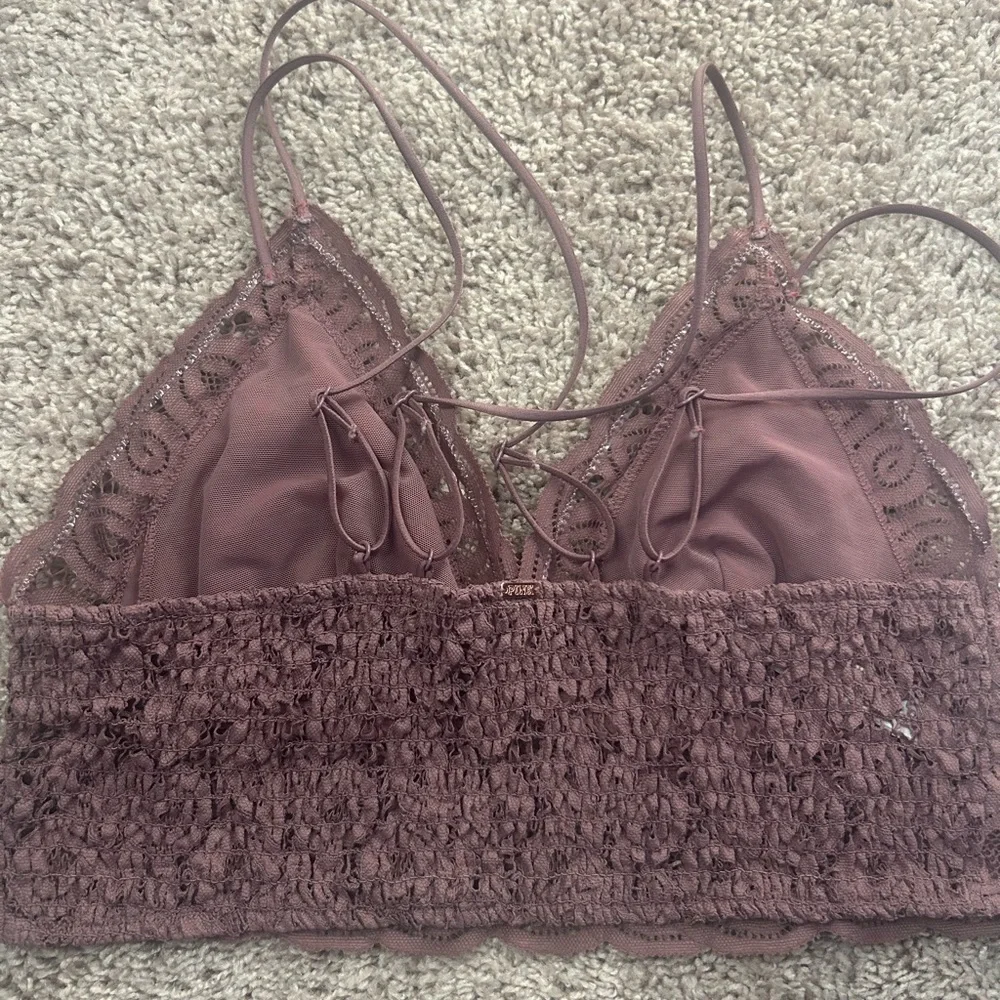 Victoria’s Secret PINK Lace Bralette in Mauve - Picture 2 of 3